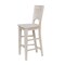 Whitewood Industries Solid Wood Canyon Solid Back Counter Height Dining Stool - 30" Seat Height S-483 - alternate 5